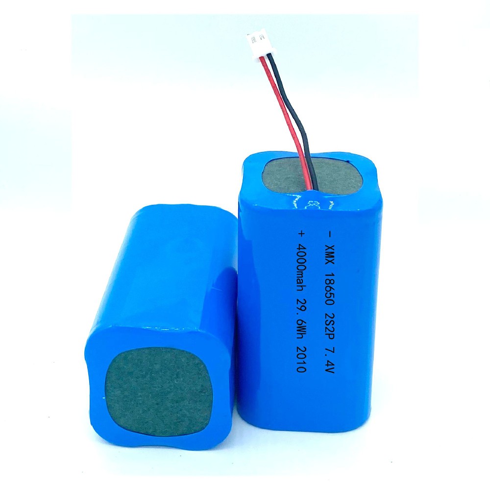 18650 4000mAh 7.4v rechargeable long-lasting large capacity lithium battery pack